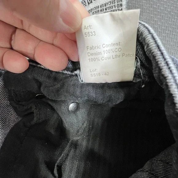 R13 Boy Skinny Jeans Women's Sz 27 Made in Italy Vintage Black Denim